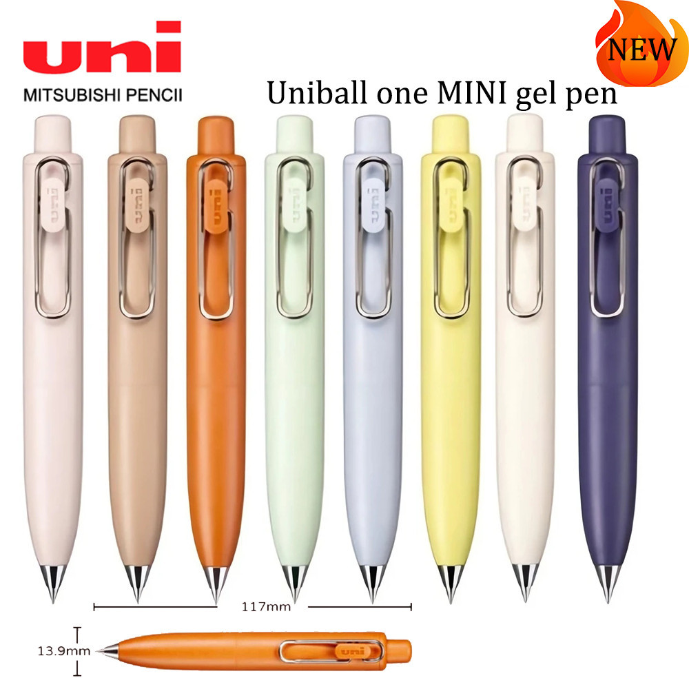 ใหม่ UNI Uniball One MINI ปากกาเจล UNS-SP 0.5 มม. สีดํา ปากกาลูกลื่น แห้งเร็ว กันน้ํา