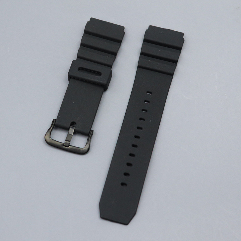 สายนาฬิกาข้อมือซิลิโคน 22 มม. สีเขียวส้ม สําหรับ Casio MDV-106 MDV-107 MTP-VD01D efr-303l