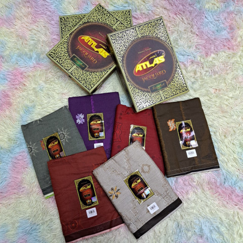 โสร่ง ATLAS รุ่น JACQUARD Songket เนื้อผ้าคอตตอน 100% (ยกดอก) รหัส ATA33