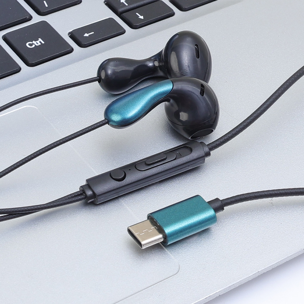 [ Featured ] หูฟังอินเอียร์ Hifi สเตอริโอ ตัดเสียงรบกวน พร้อมตัวควบคุมระดับเสียง Type C และหูฟังมีสาย 3.5 มม. สําหรับฟังเพลง เล่นเกม โทร