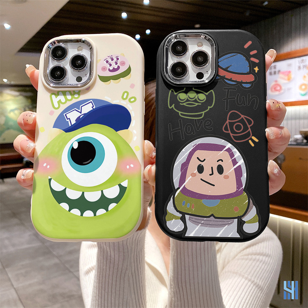 เคสโทรศัพท์มือถือ TPU ลายการ์ตูน Mike Buzz Lightyear สําหรับ IPhone 11 12 13 14 15 PRO MAX XR XS MAX 6 7 6S 8 14 15 Plus 6SPlus 7Plus 6Plus 8Plus 14Plus 15Plus XSMAX SE 2020