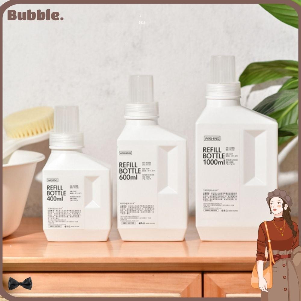 Bubble ขวดใส่น้ํายาซักผ้า ความจุขนาดใหญ่ รีฟิลได้ สําหรับครัวเรือน