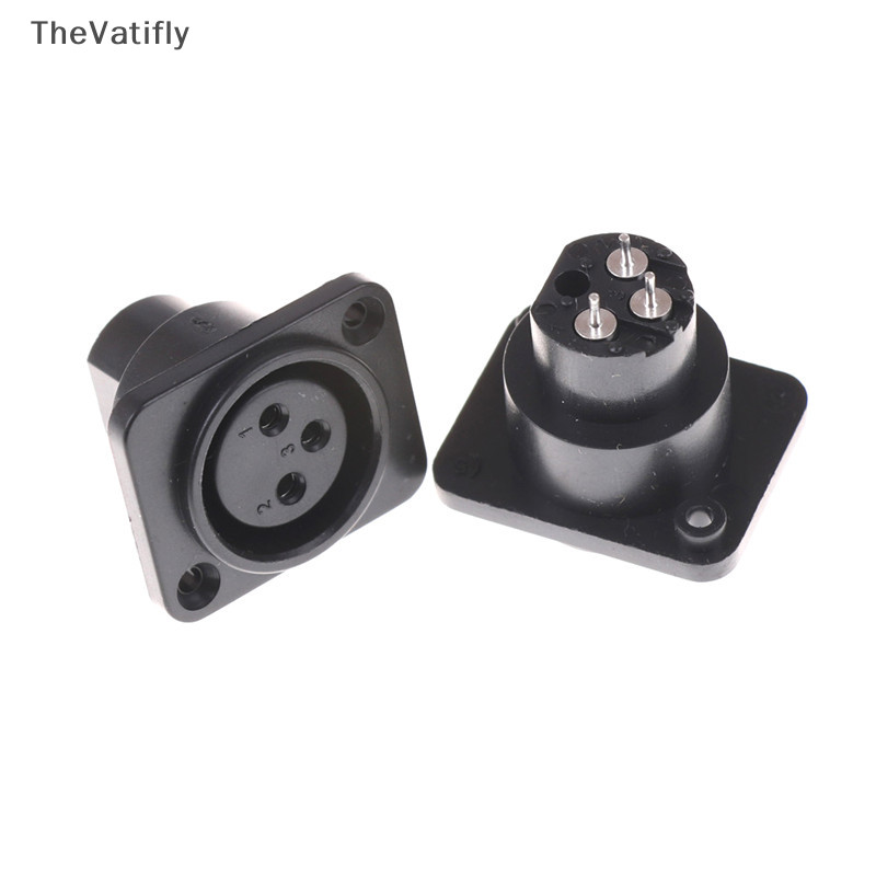 [TheVatifly] แจ็คตัวเมีย XLR 3 Pin 3 ขา 2 ชิ้น [Preferred]