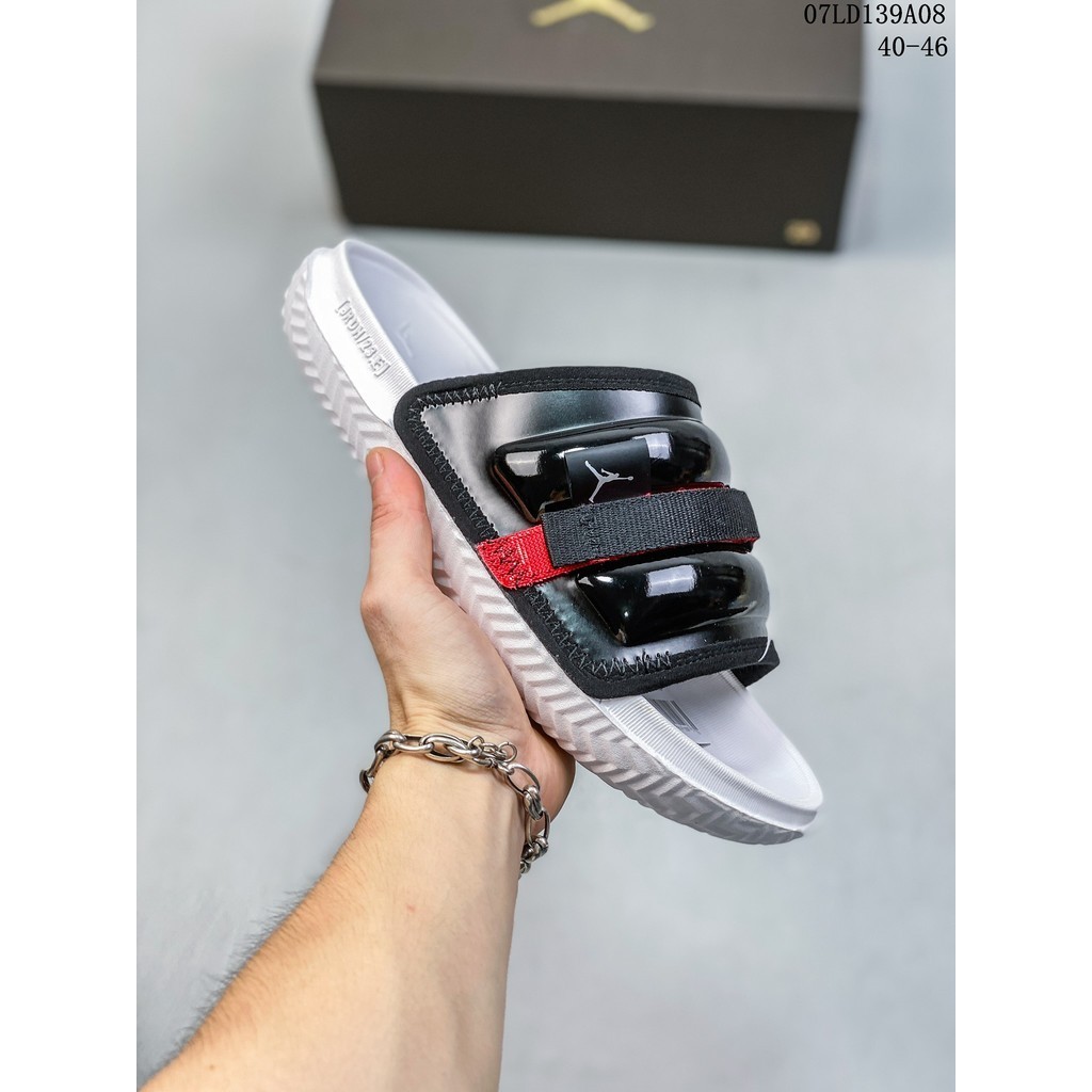 ต้นฉบับต้นฉบับ ✖️ ❀ ✅ NKAir Jordan Super Play Jordan รองเท้าแตะ AJ รองเท้าแตะกีฬา