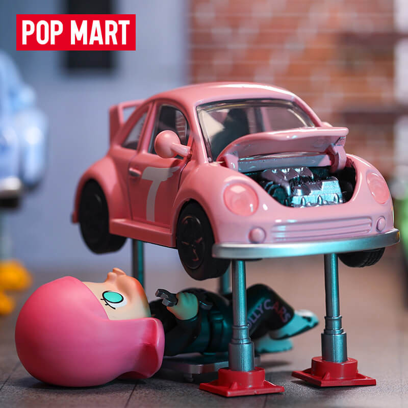 ของแท้POPAMRT MOLLY CAR CAR Series ยืนยันรูปตุ๊กตาเครื่องประดับของขวัญ