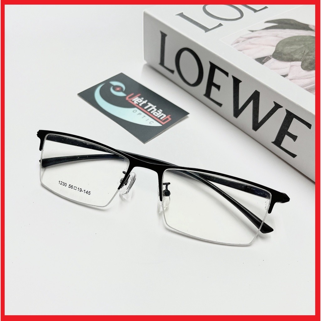 NV3 HCM กรอบแว่นตาครึ่งขอบแบบยืดหยุ่น เหมาะสําหรับการขอแว่นสายตาใกล้