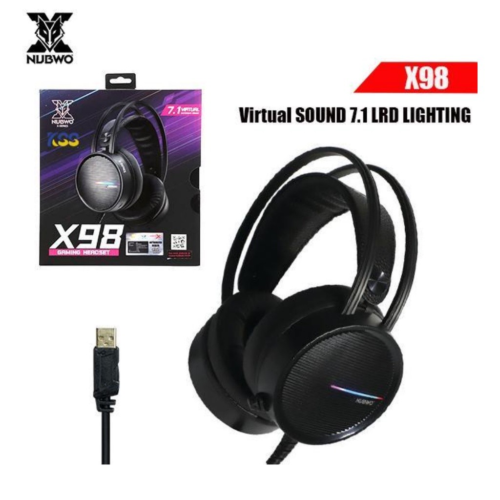 NUBWO หูฟังเกมมิ่ง X98 / X99 X SERIES GAMING HEADSET 7.1 VIRTUAL SURROUND สำหรับเล่นเกมส์โดยเฉพาะ