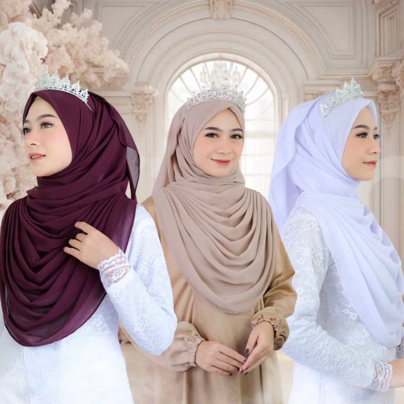 Drapery Instant Hijab Malaysia Veil Ceruty Hijab Ramadan Eid