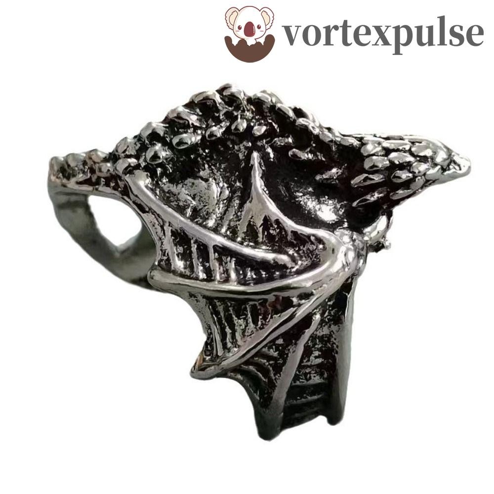 Vortexpulse Pterosaur Wings Ring, Vintage Opening Dragon Rings, Fashion Adjustable Retro Punk Style 