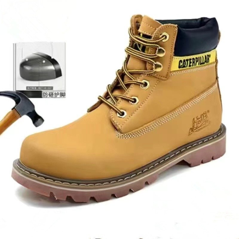 รองเท้าเซฟตี้ Caterpillar STEEL TOE SAFETY สำหรับผู้ชาย 2 สไตล์ ขนาด 39-47 hdap BLQE