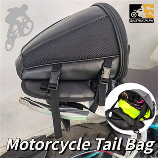 Motorcycle Waterproof Rear Seat Bag Back Seat Luggage Tail Bag Travel Storage Saddlebag