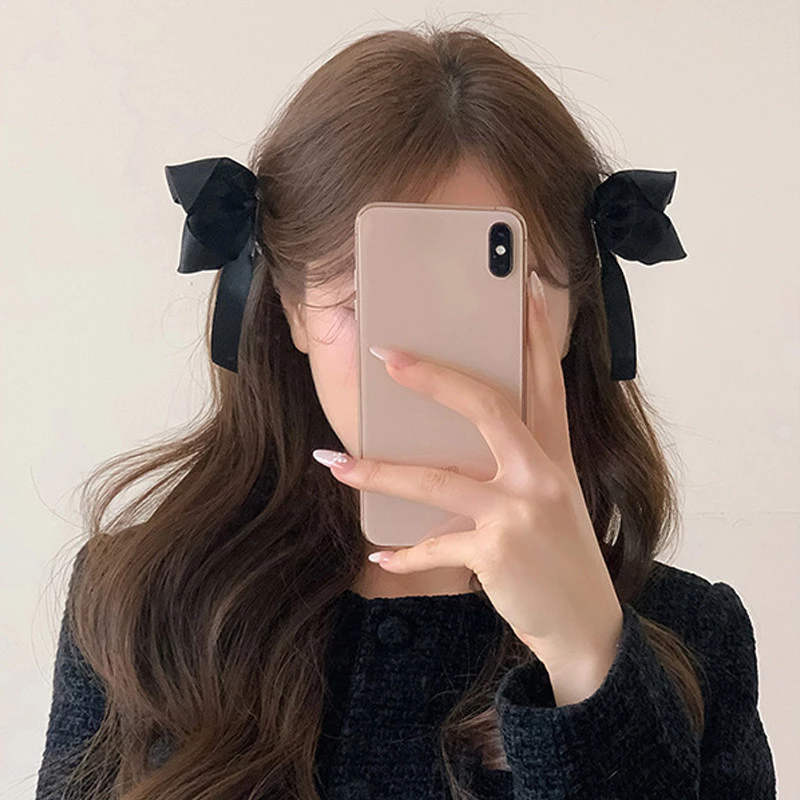 Rubuyou กิ๊บโบว์ขนาดใหญ่ แฮนด์เมด สีขาว แพ็ค 2 ชิ้น thumbnail 7
