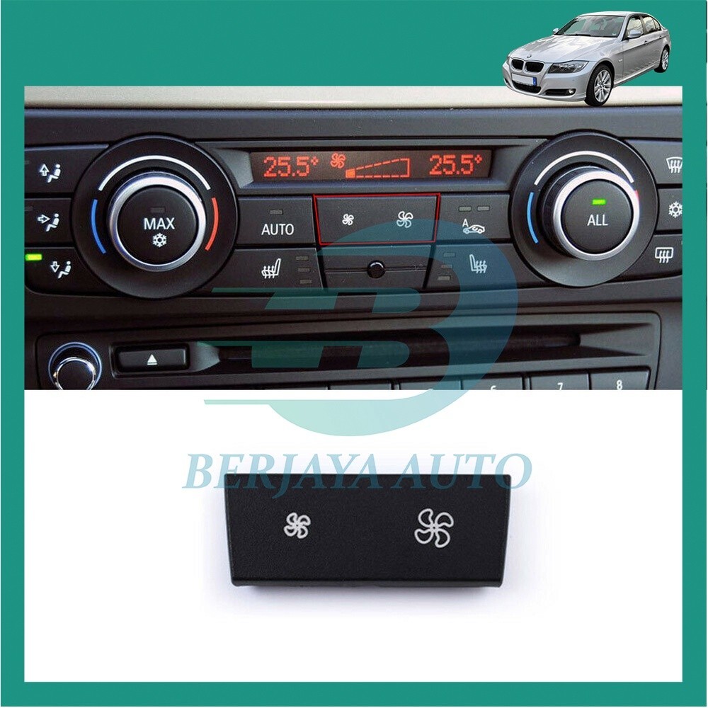 BMW 3 5 Series เครื่องปรับอากาศปุ่มควบคุม A/C เครื่องทําความร้อน Climate E90 E91 E92 E93 พัดลมความเร