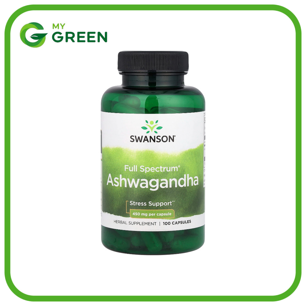 Swanson, Full Spectrum® Ashwagandha, 900 mg, 100 Capsules (450 mg per Capsule)