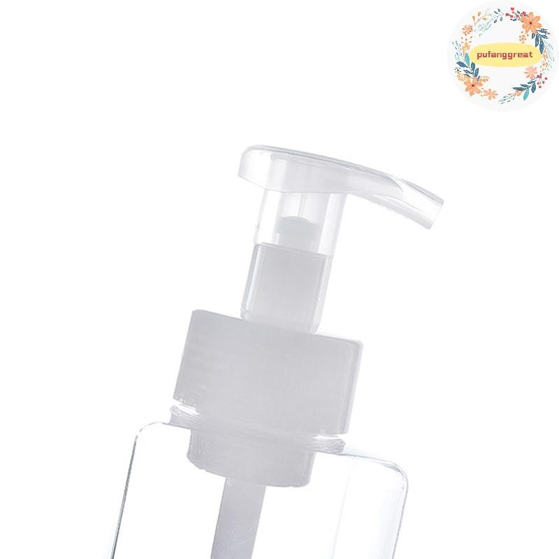Pufanggreat 250/450ml โฟมขนาดใหญ่ขวดปั๊มพลาสติก Mini สบู่เปล่าขวดรีฟิลสําหรับขวดแชมพูสําหรับเดินทาง TH