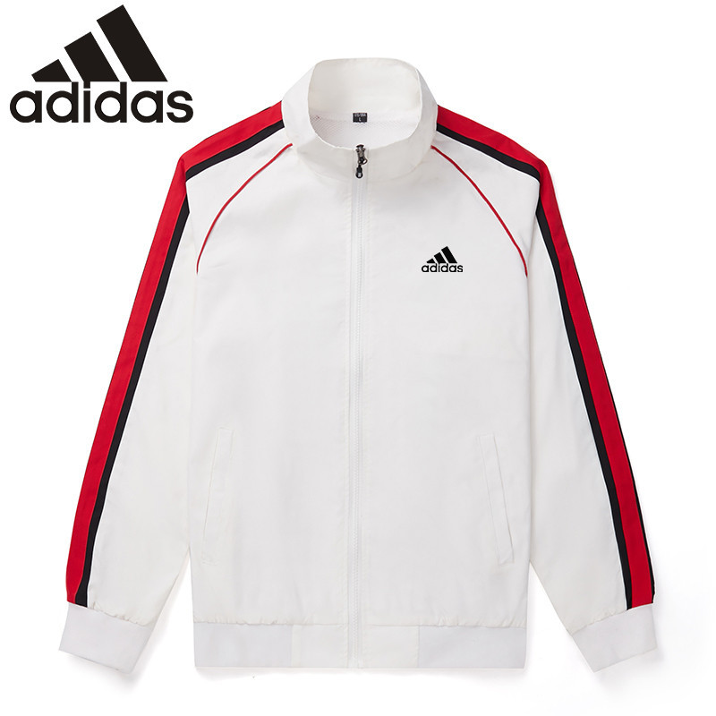 Adidas เสื้อแจ็กเก็ต ระบายอากาศ สวมใส่สบาย แฟชั่น สําหรับเล่นกีฬา