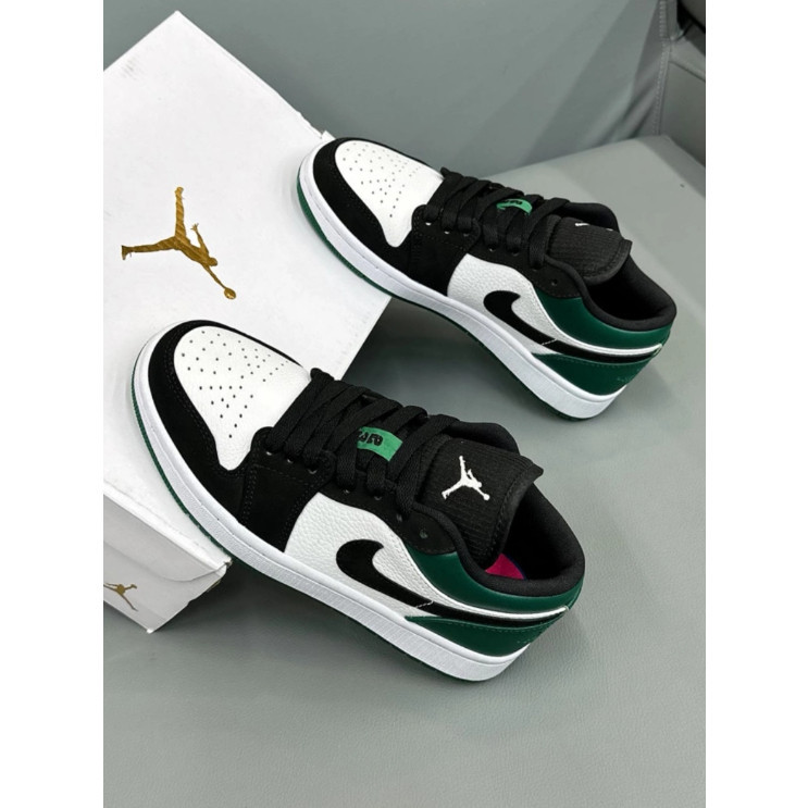 ของแท้ 100 % Nike Jordan Air Jordan 1 Black green รองเท้า new