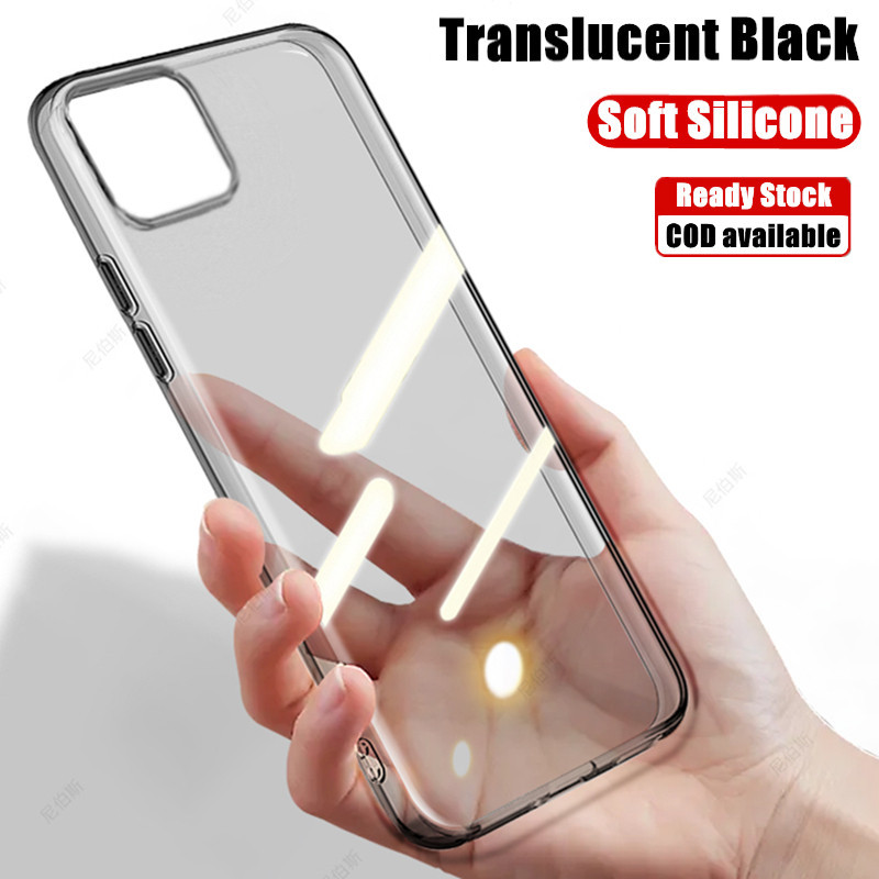 เคสโทรศัพท์มือถือซิลิโคน TPU นิ่ม แบบใส ใส กันกระแทก กันรอยขีดข่วน สีดํา สําหรับ Samsung Galaxy Note10 Lite 6.7 นิ้ว SM-N770F
