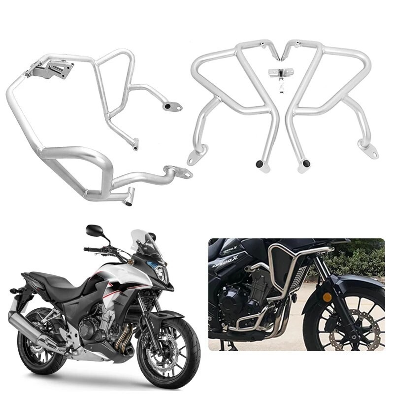 EG For Honda CB500X CB400X CB 500X 2019-2022 Motorcycle stainless steel Front Extension Frame Protection Crash Bar Engin