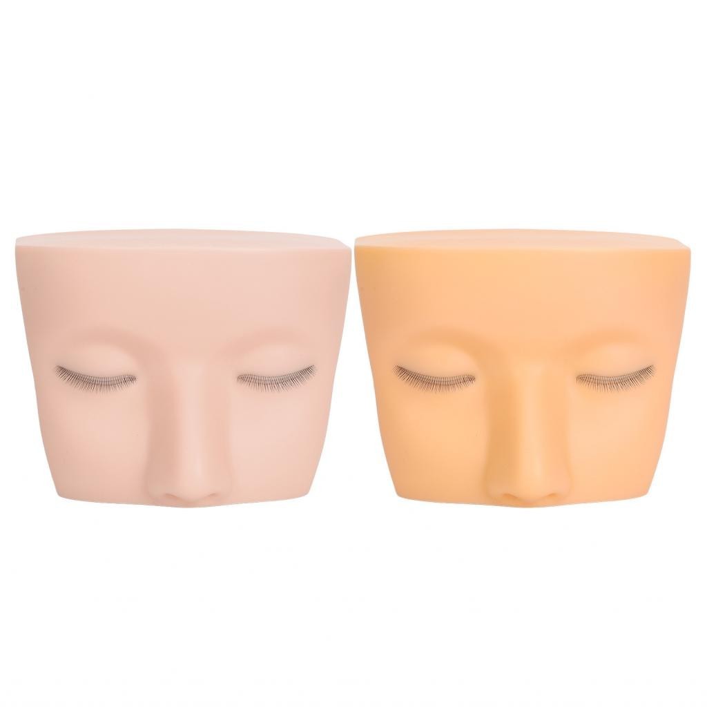 Boda Lash Mannequin Head ยืดหยุ่น 3 ชั้น Lashes Eyelash EUJ