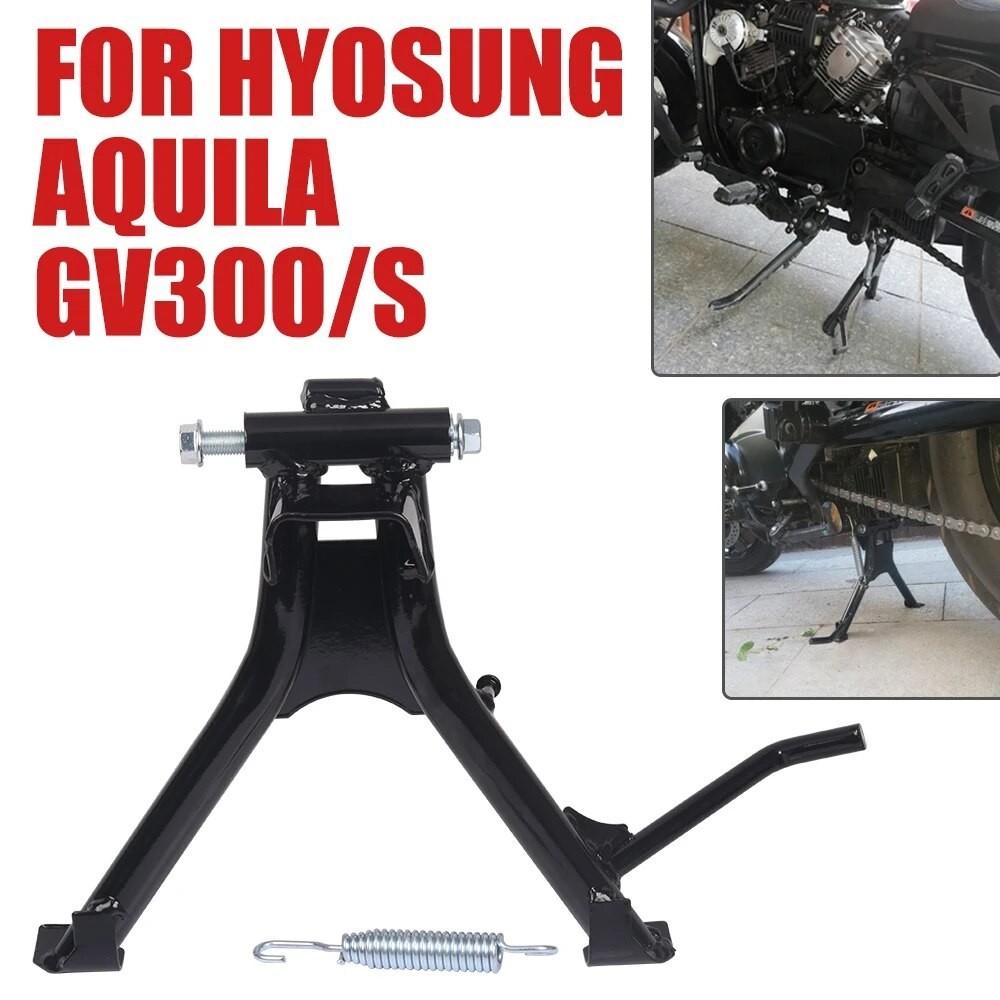 ZC For HYOSUNG Aquila GV300S GV300 GV 300 S 300S Motorcycle Kickstand Center Parking Stand Central Holder Support Middle