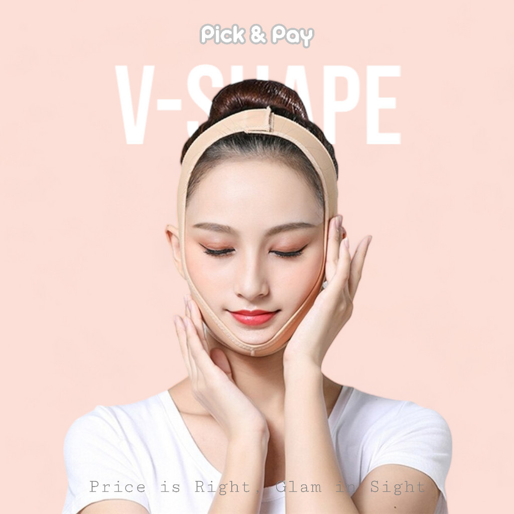 ผ้ารัดหน้าเรียว ที่รัดหน้าเรียว กระชับ เก็บเหนียง v shape Face Belt