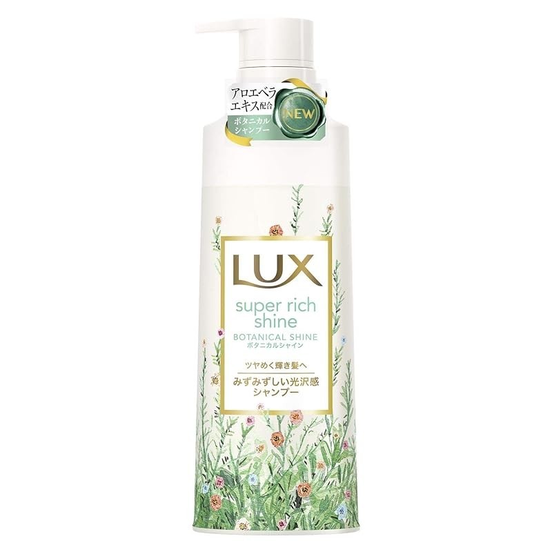 LUX Super Rich Shine Botanical Shine Non-Silicone Shampoo Body 430g (x 1)
