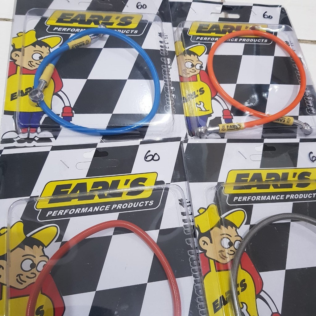 60 ซม.สายเบรค 60 ซม.สายเบรค 60 ซม. Earls Variations สําหรับรถจักรยานยนต์ MZONE ทั้งหมด