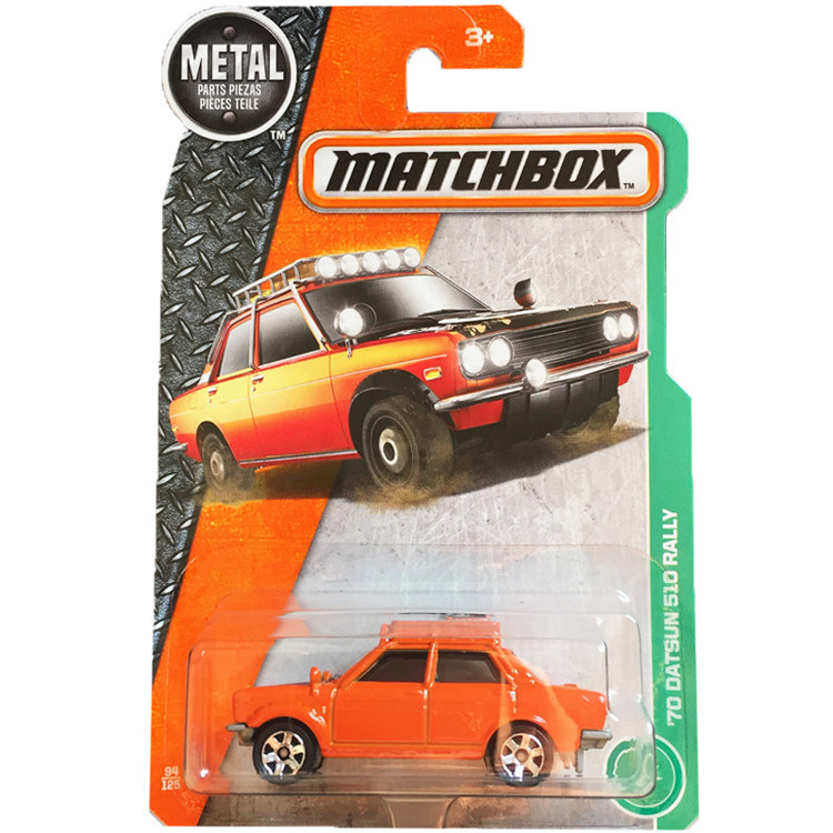 Matchbox MATCHBOX Dartsan Bluebird RALLY รถแข่ง 70 DATSUN 510 RALLY 2017-94