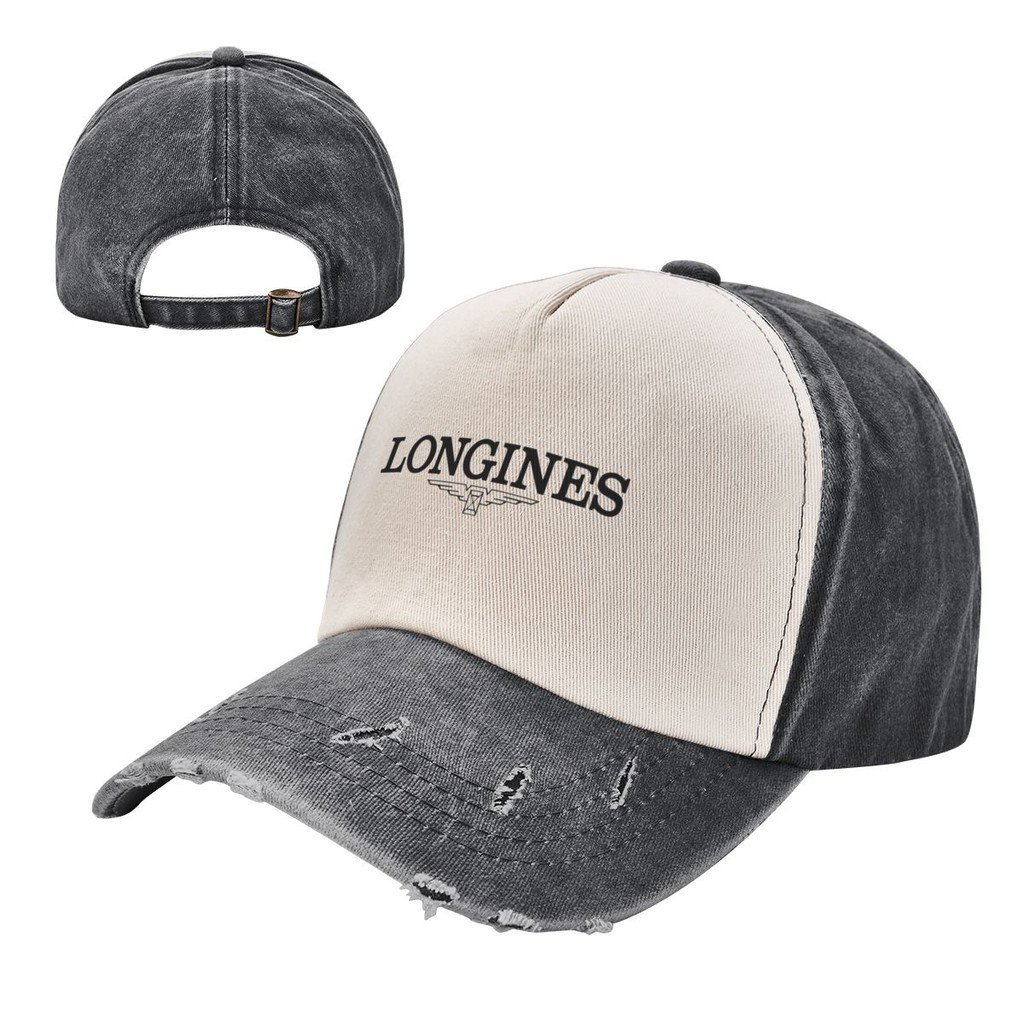 ใหม่ Longines (2) หมวกเบสบอล ผ้าฝ้าย 100% ทรงโค้ง ปรับได้ ล้างทําความสะอาดได้ เข้ากับทุกชุด สําหรับผู้ชาย และผู้หญิง