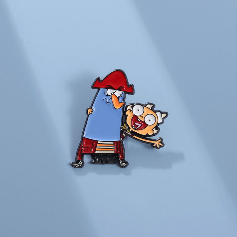 เข็มกลัด รูปการ์ตูนภาพยนตร์ The Marvelous Misadventures of Flapjack เหมาะกับของขวัญ สําหรับเพื่อน