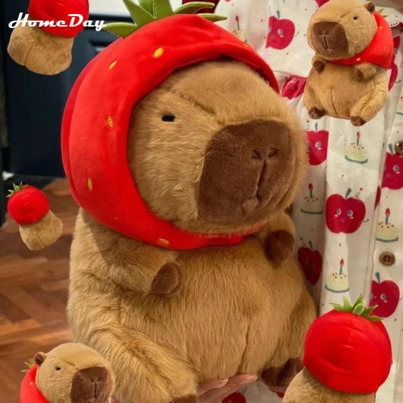 Capybara คาปิบาร่า พวงกุญแจ พวงกุญแจตุ๊กตาคาปิบารา ตุ๊กตาผ้ากํามะหยี่ขนนิ่ม น่ารัก ของเล่นสําหรับเด็กผู้หญิง