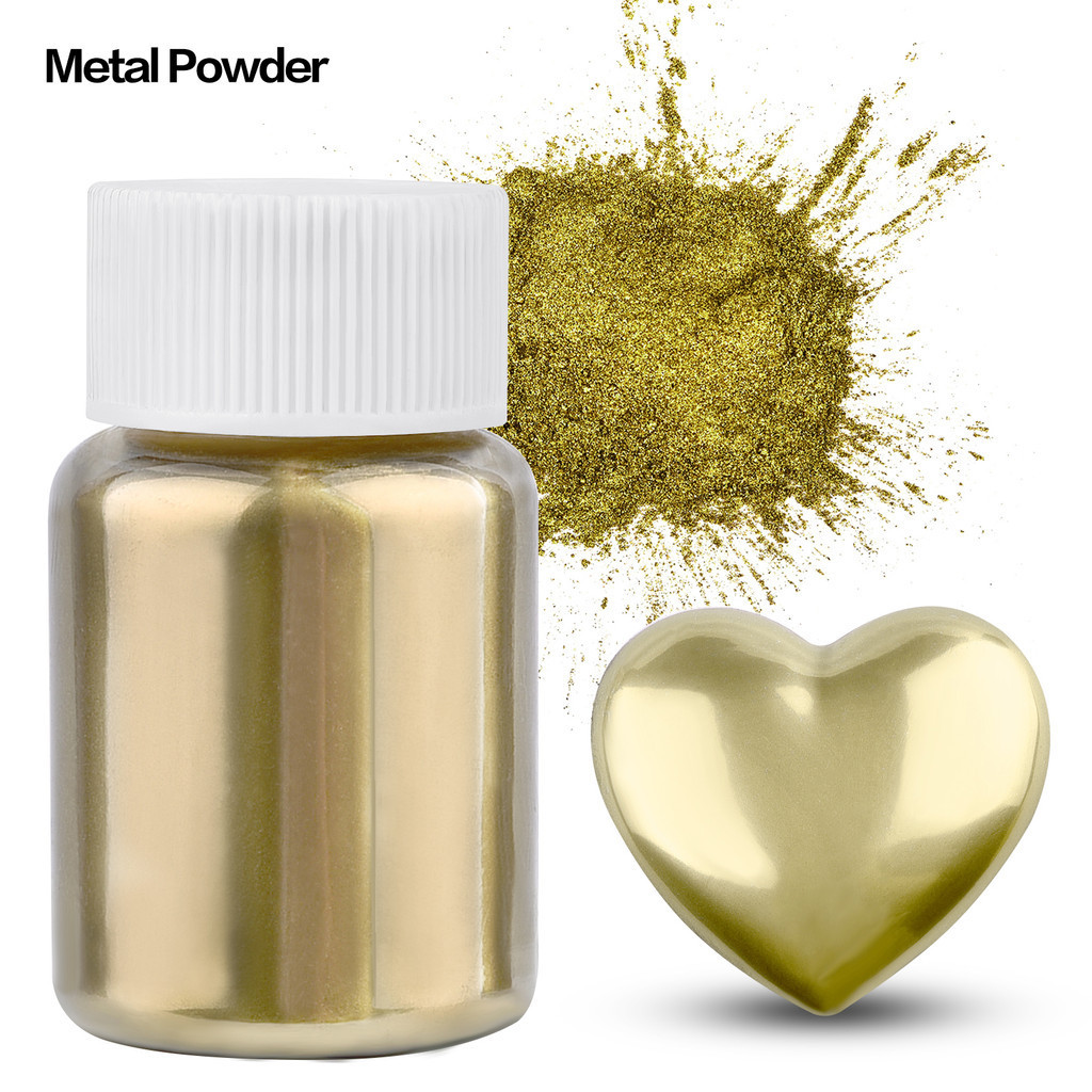 20ml เมทัลลิคแวววาวเนื้อมุกผงอีพ็อกซี่เรซิ่นสี Glitter หินอ่อนเมทัลลิครงควัตถุเรซิ่นสีย้อมทำเครื่องประดับ