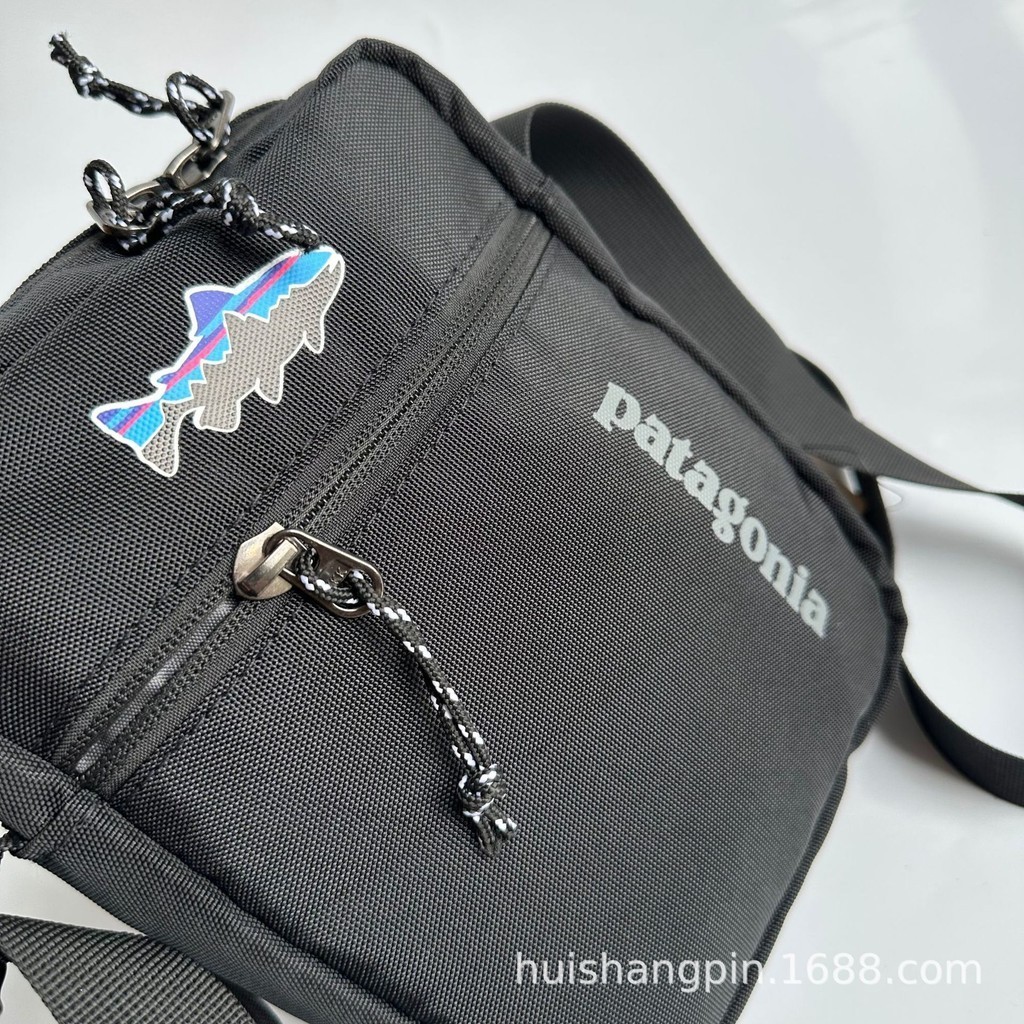 Patagonia กระเป๋าสะพายไหล่ ใส่โทรศัพท์มือถือ แต่งซิป เหมาะกับของขวัญวันเกิด วันวาเลนไทน์ สําหรับผู้ชาย และนักเรียน