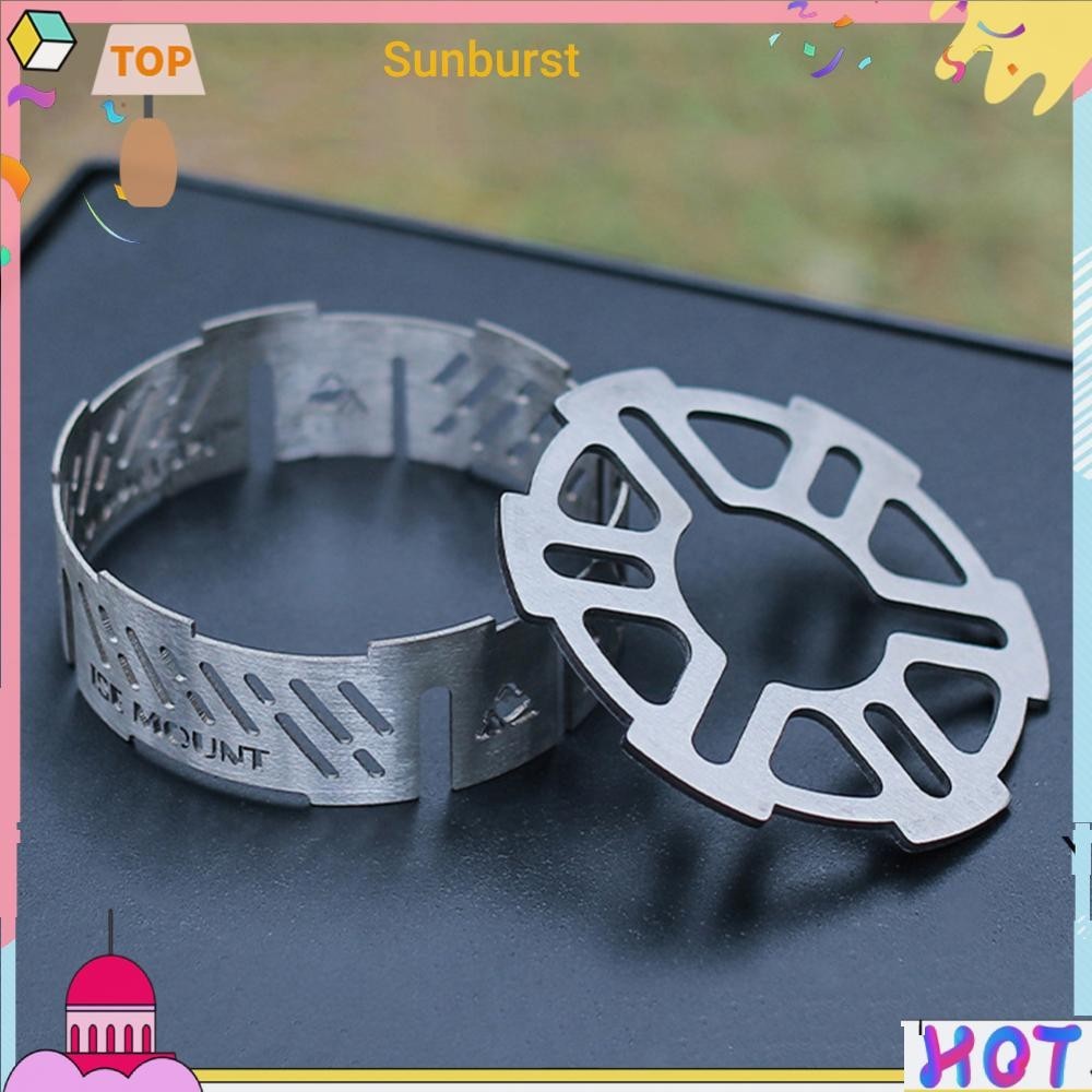 [Sunburst11.th] อุปกรณ์เสริมเตาแก๊สคาสเซ็ต กันลม แบบพกพา สําหรับตั้งแคมป์