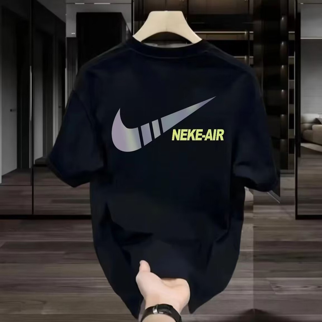 ใหม่ เสื้อยืดลําลอง แขนสั้น คอกลม ทรงหลวม แฟชั่น (50-102 กก.)