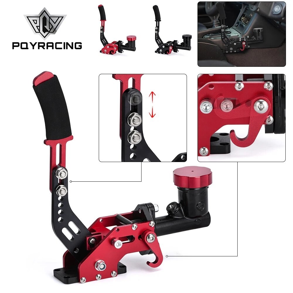 PQY -  Black Hydraulic Racing Hand E Brake Drift Rally Handbrake Aluminium Lever Oil Tank Cylinder 0