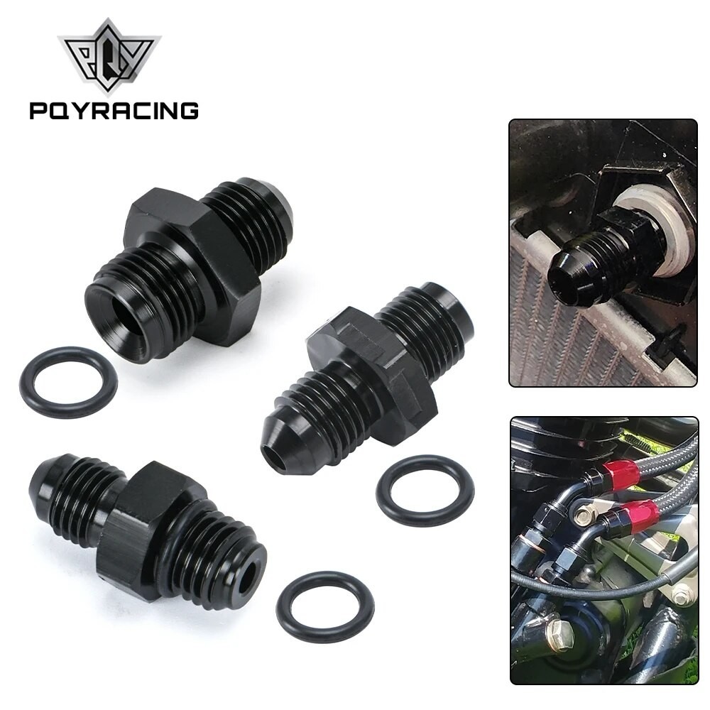 4AN To 7/16-24 4AN to M12*1.5 6AN To 5/8-18 Male Flare To Male Thread Turbo Oil Feed Adapter Fitting