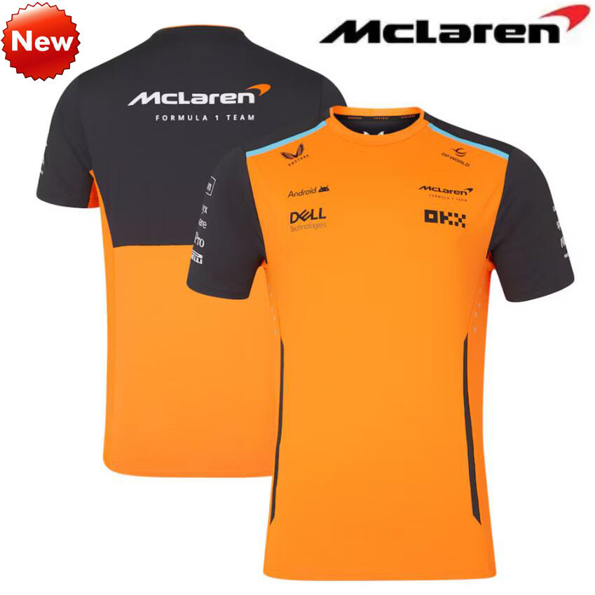 ใหม่ล่าสุด เสื้อกีฬาแขนสั้น ลายทีมแข่ง F1 Mclaren Team 2024 F1 และเสื้อยืด แฟชั่นฤดูร้อน สําหรับผู้ชาย และผู้หญิง 2024