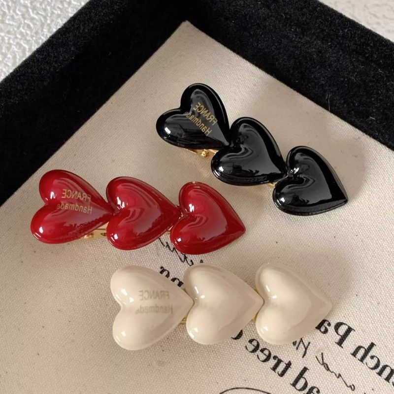 กิ๊บติดผม รูปหัวใจน่ารัก สไตล์คลาสสิก เครื่องประดับ สําหรับผู้หญิง