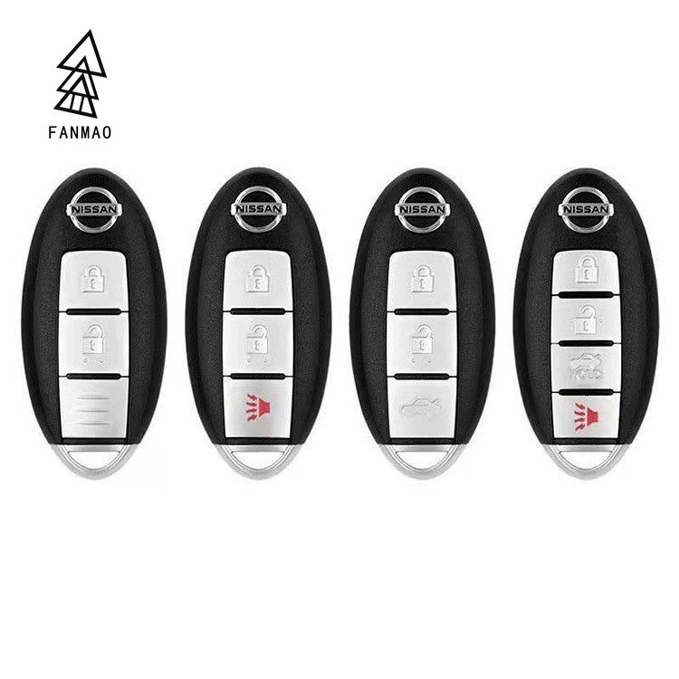 Fanmao ปลอกกุญแจอัจฉริยะ nissan 2/3/4 ที่ละเอียดอ่อน เพื่ออัปเดต nissan GTR infiniti Rogue Teana Sentra Versa เป็นต้น เคสกุญแจรีโมทรถยนต์ แบบไร้กุญแจ
