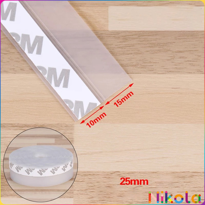 Nikola ซิลิโคนติดขอบประตู กันฝุ่น กันลมออกกันเเมลง sealing strip ราคา ถูกที่สุด ดีลบีเคเค แกลเลอรีภาพที่ 8