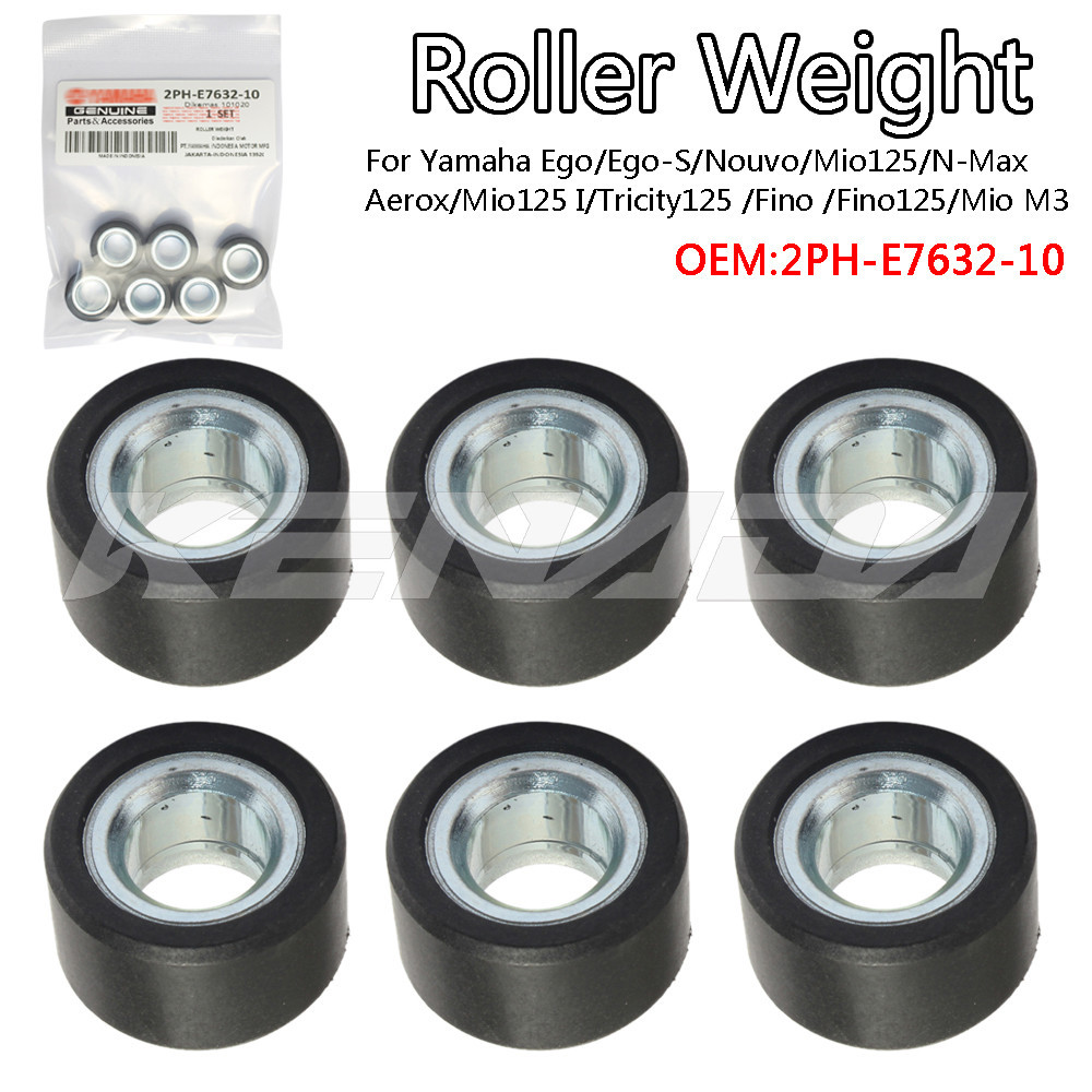 เม็ดตุ้มถ่วง เม็ดถ่วงน้ำหนัก 6.5g - 10g MIO125 / N-MAX / AEROX / MIO125 I / TRICITY125 / FINO / NOUV