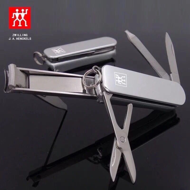 Zwilling พวงกุญแจกรรไกรตัดเล็บ อเนกประสงค์ แบบพกพา นําเข้าจากเยอรมัน