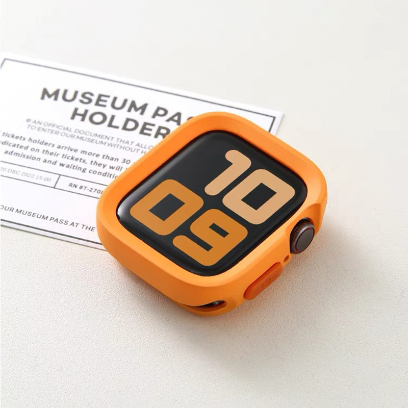 สำหรับ Apple Watch SE เคสป้องกันแบบเต็มแพ็คเกจ TPU Anti-DROP iWatch1/2/3 Frosted Feeling สีไล่ระดับสีเกราะป้องกัน - รูปที่ 6