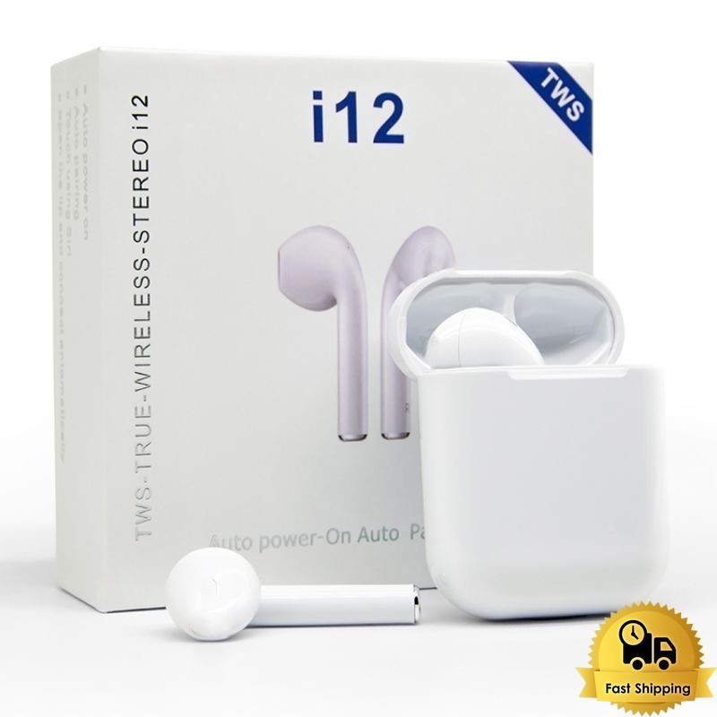 หูฟังบลูทูธ ไรเสาย I12 I13 Tws ปากกาทำความสะอาด 7IN 1