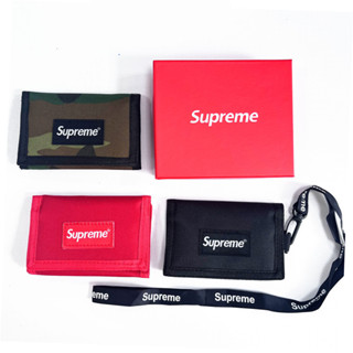 กระเป๋าสตางค์ ใบสั้น ผ้าแคนวาส พับได้ พร้อมสายคล้อง สําหรับน…