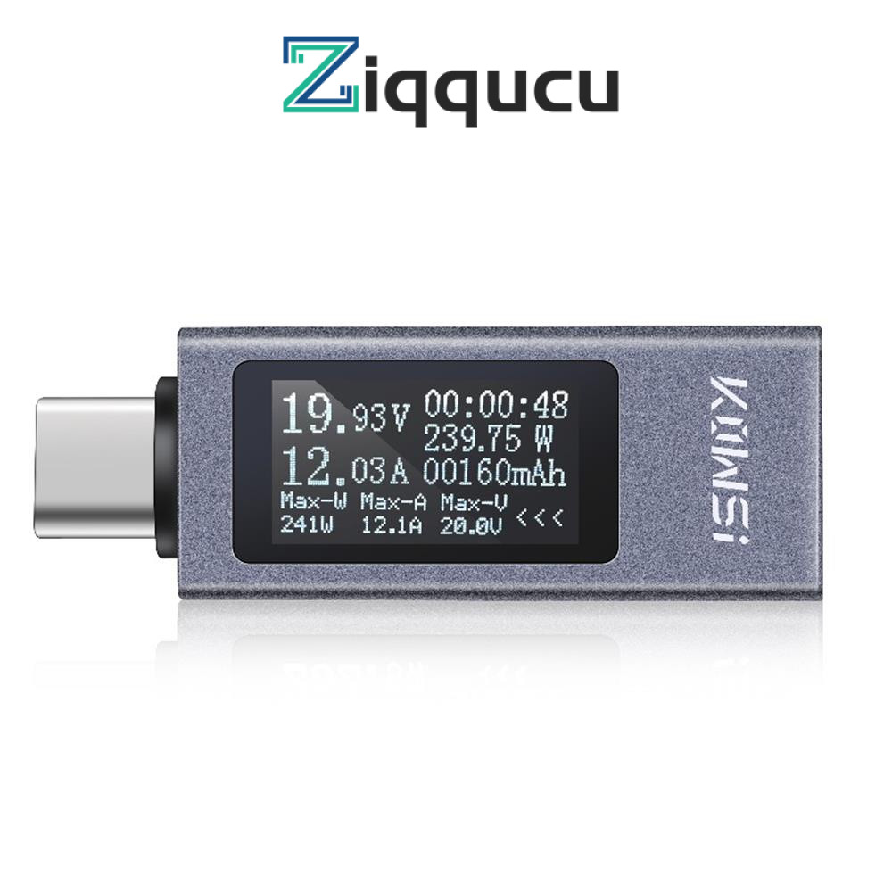 Ziqqucu KWS-2301C เครื่องวัดแรงดันไฟฟ้าดิจิทัล หน้าจอ DC 4-30V 0-12A อเนกประสงค์