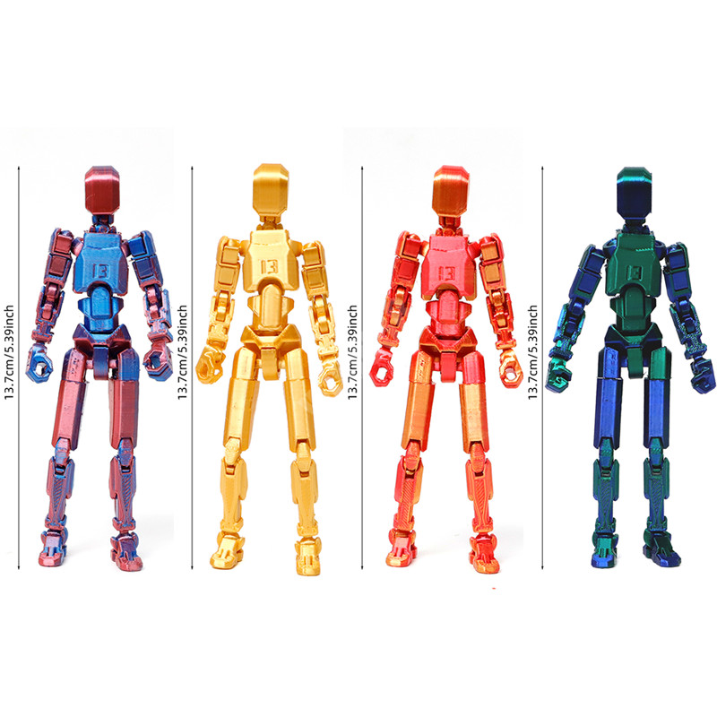 โมเดลหุ่นยนต์ฟิกเกอร์ Lucky Dummy 13 t13 ของเล่นสําหรับเด็ก