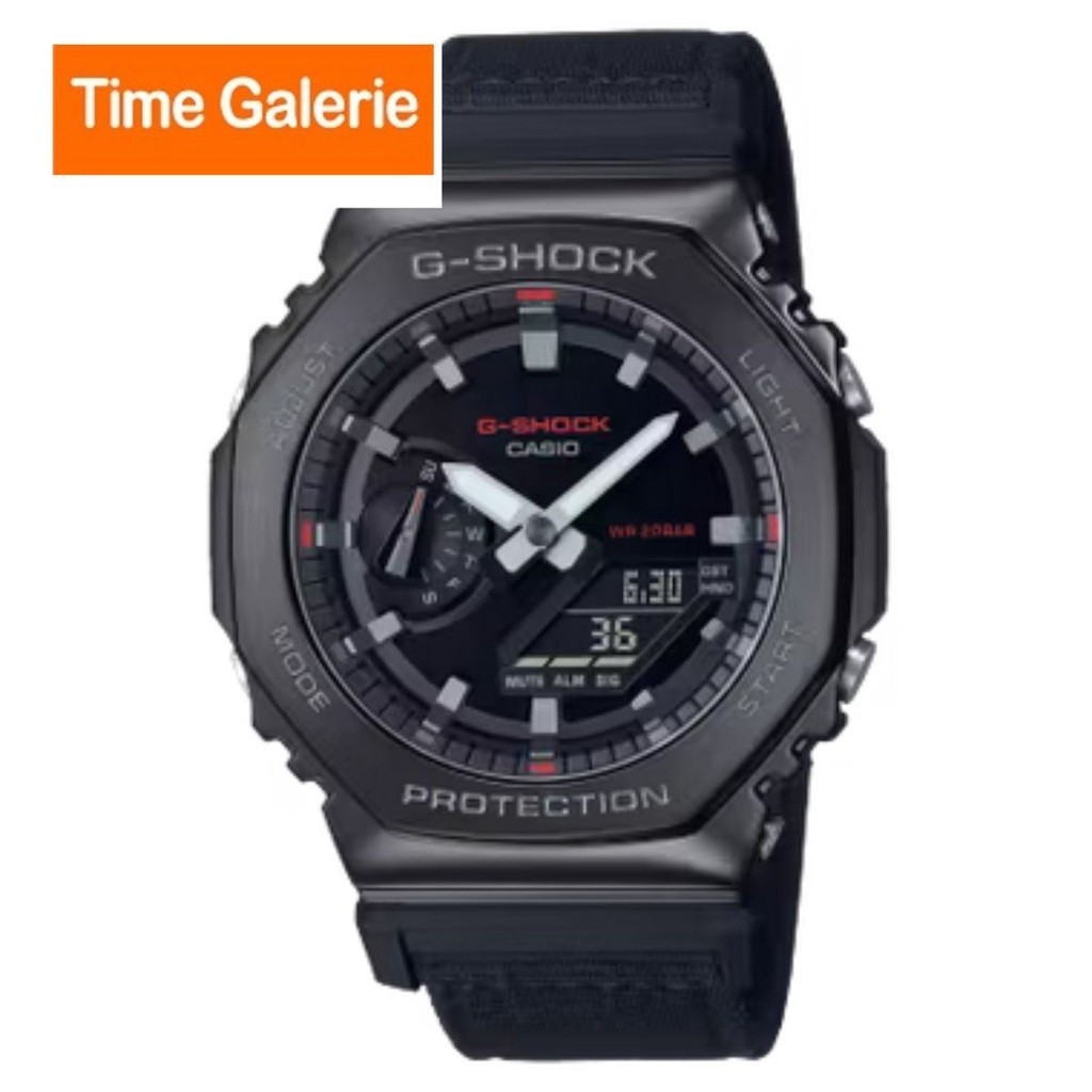 ญี่ปุ่นนาฬิกา g-shock GM-2100CB-1A สีดําผ้านาฬิกาผู้ชายกีฬานาฬิกา unisex นาฬิกากันน้ํา S894